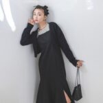 Sae Okazaki Instagram - フリーズマートさんとコラボ商品解禁されました🥳 カーディガンとワンピースで オールシーズン着回しできるアイテムにしました☺︎ 今回は来店イベント開催！ ということで10月1日ルクア大阪のお店に行かせて頂きます🕊️ お時間ある方は是非、お越しください！ #freesmart #フリーズマート #コラボ #ぜひチェックしてね