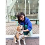 Sae Okazaki Instagram - セブン&アイホールディングス 「セブンマイルプログラム」 新しいムービーが公開されました📽️ 皆さんもこれを観て日々の小さな 幸せ、見つけていきましょう🕊️ もふもふのハート尻尾のワンちゃんと！！ 可愛かったなぁ！！ 是非チェックしてみてください！ #セブンマイルプログラム #7iD会員3000万人突破キャンペーン
