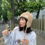 Sae Okazaki Instagram - Ray10月号🍪 着回ししました〜！ まだまだ暑いですが陽の感じが 少しずつ秋、、🍂 ファッション楽しいねえ まだの方はチェック！ #ray #10月号 #連載も見てね