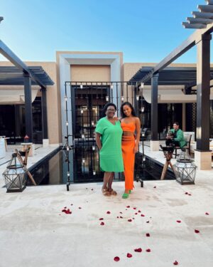 Saffron Hocking Instagram - Just two Igbo baby girls on tour. X