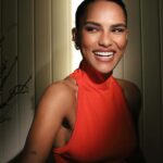 Saffron Hocking Instagram - ❤️🌹💃🏾 thank you @dunhill @bsbpartnerships Wearing @maisonalaia @otiumberg #Makeupby @babskymakeup using @armanibeauty Hair by @joepickeringtaylor