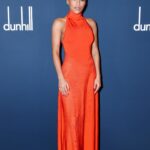 Saffron Hocking Instagram - ❤️🌹💃🏾 thank you @dunhill @bsbpartnerships Wearing @maisonalaia @otiumberg #Makeupby @babskymakeup using @armanibeauty Hair by @joepickeringtaylor