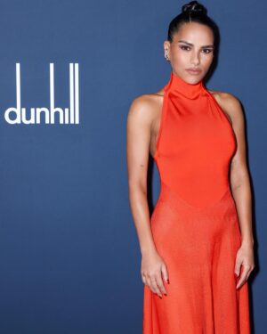 Saffron Hocking Instagram - ❤️🌹💃🏾 thank you @dunhill @bsbpartnerships 

Wearing @maisonalaia @otiumberg 
#Makeupby @babskymakeup using @armanibeauty 
Hair by @joepickeringtaylor