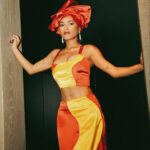 Saffron Hocking Instagram - The SENSATIONAL @ahluwalia made me this custom piece which is so special to my heart for the @serpentineuk party. Made with Saffron coloured materials, which are also the colours of my mothers tribe in Nigeria - Awka. Thank you from the bottom of my heart @priya.ahluwalia1 and your whole entire team. LOVE X 💛❤️🧡 THIS IS FOR NIGERIA 🇳🇬 Wearing custom @ahluwalia Styled by @aimeecroysdill wearing @debeersofficial jewellery assisted by @pruefisher Makeup by @nibrasmakeup Hair by @joepickeringtaylor 📸 by @_samakai Special thanks to @thelondoner