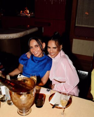 Saffron Hocking Instagram - Bday Don part 1 🎈❤️ @donjuliotequila 
My heart could burst with love 😩 thank you to my beautiful friends and family for celebrating with me. I’ve never had a birthday party before because I’m an introverted extrovert and January is depressing as hell but when @donjuliotequila say they’ll throw you a bash, you can’t say no ❤️ thank you so much to @marti.maz @jared_fleming for being the party planners of dreams! Also @decimo.london @thestandardlondon you’re spectacular ❤️

HMUA by @joepickeringtaylor 
Haircut&Colour by @salon64london 
Styled by @aimeecroysdill
Jewellery @shaunleanejewellery @emmabeckettpr