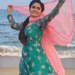 Sai Gayatri Instagram - 💚💗 . Outfit @sdduniqueboutique_97 . #beinganu #NNK