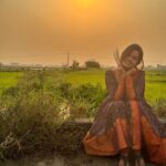 Sai Gayatri Instagram - She & The sunset☀️🌈