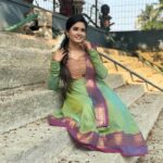 Sai Gayatri Instagram – 🌷🧿
.
Stiching ryt done @tanu_designer_studio 
.
#beinganu #nnk 🎬