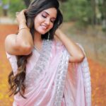 Sai Gayatri Instagram - 🌸🧿 . Saree @srisai_collestions9 Blouse @tanu_designer_studio MUA @honeylang_makeup_artist Jewellery @fineshinejewels PC @evidencemaker . #awardshow #prephotoshoot