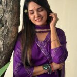 Sai Gayatri Instagram - Oodha💜🧿 . Comfortable & great quality material Anarkalis @srisai_collestions9 . #anarkali #beingmyself