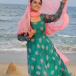 Sai Gayatri Instagram - 💚💗 . Outfit @sdduniqueboutique_97 . #beinganu #NNK