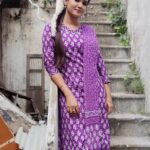 Sai Gayatri Instagram - 💙🧿 . Great quality Ready made kurthi sets @srisai_collestions9 Swipe right to c more collections 👉🏻 . #beingAnu #SetsofNNK 🎬