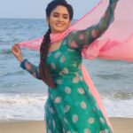 Sai Gayatri Instagram - 💚💗 . Outfit @sdduniqueboutique_97 . #beinganu #NNK