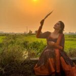 Sai Gayatri Instagram - She & The sunset☀️🌈