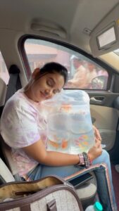 Sai Gayatri Instagram - My kinda Sundays b like😍🧿🐠🐟🐳🦑🪼 . #aquarium #lover