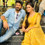 Sai Gayatri Instagram - Avalum nokinaal Naanum nokinean ❤️ ANU 💛AKASH -Neyar virupam🧿