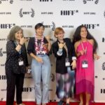 Sakura Ando Instagram - ハワイ国際映画祭でHalekulani Vanguard Awardという有難い賞をいただきました🌈すてきな映画祭にお招きいただきありがとうございます。 尊敬する最高にかっこよく優しい先輩方 @cliffcurtis_ @donlee と授賞式やインタビューでご一緒できてとてもよい刺激をいただきました🥹本当に本当にびっくりするほど最高に優しくて素敵でした😭 I'm touched  and very grateful, thank you so much HIFF @hiffhawaii 🌈❤️ MAHALO🌈🌈🌈🫶🫶🫶