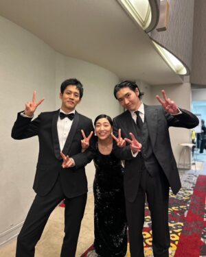 Sakura Ando Instagram - あしたは @brushuplife_ntv 最終回！ 
アカデミーの会場に、ある男も、あの男もいた!