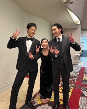 Sakura Ando Instagram - あしたは @brushuplife_ntv 最終回！ 
アカデミーの会場に、ある男も、あの男もいた!