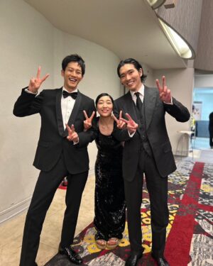 Sakura Ando Instagram - あしたは @brushuplife_ntv 最終回！ 
アカデミーの会場に、ある男も、あの男もいた!