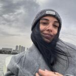 Salma Abu Deif Instagram - Matching with the sky 🥰