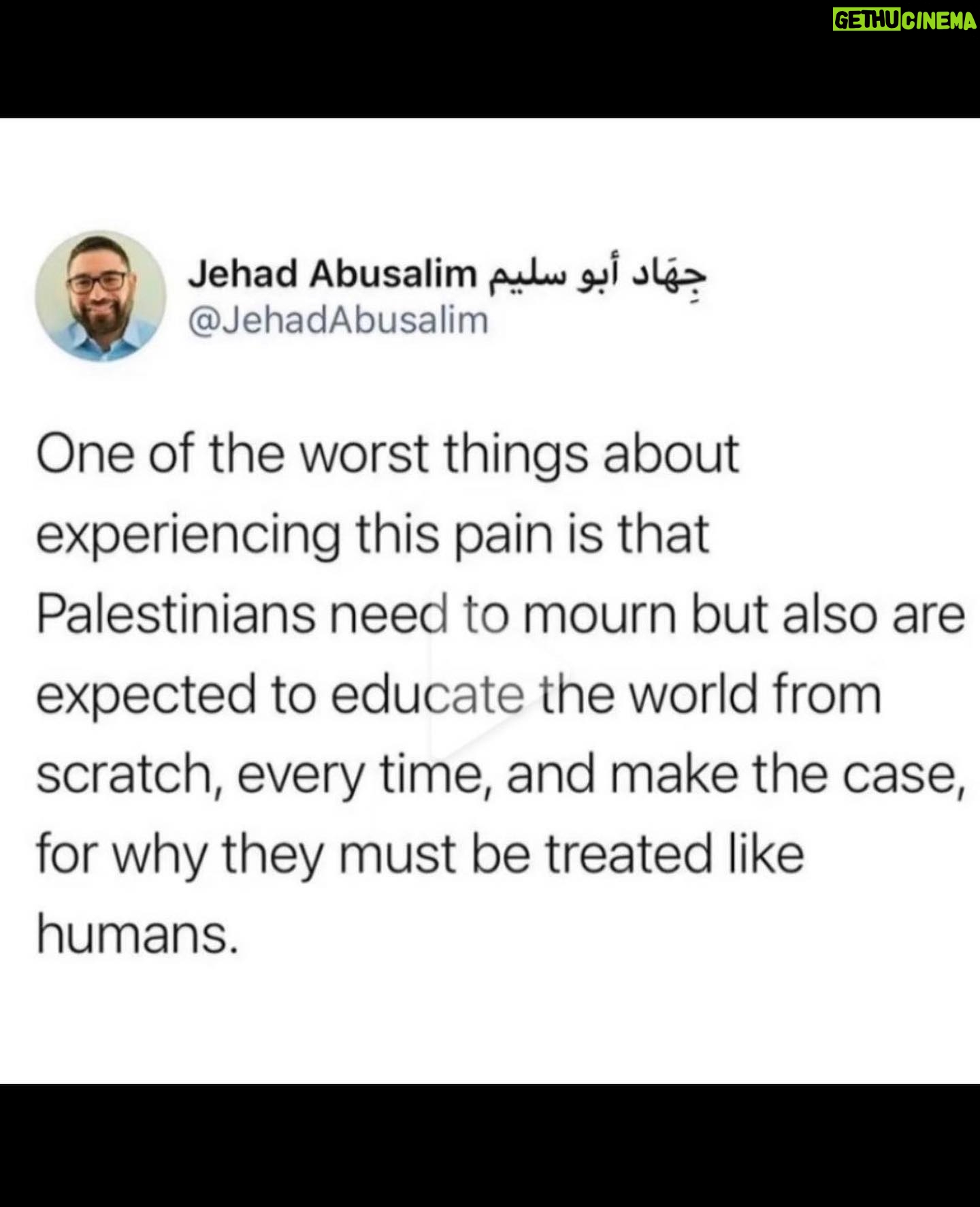 Salma Abu Deif Instagram - What’s happening in Gaza is an ethnic Cleansing and the world is watching. Palestine forever ♾️ 🇵🇸