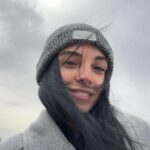 Salma Abu Deif Instagram - Matching with the sky 🥰