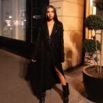 Salma Abu Deif Instagram – Celebrating our pride late nights in the city of love @eliesaabworld 🤍🪽