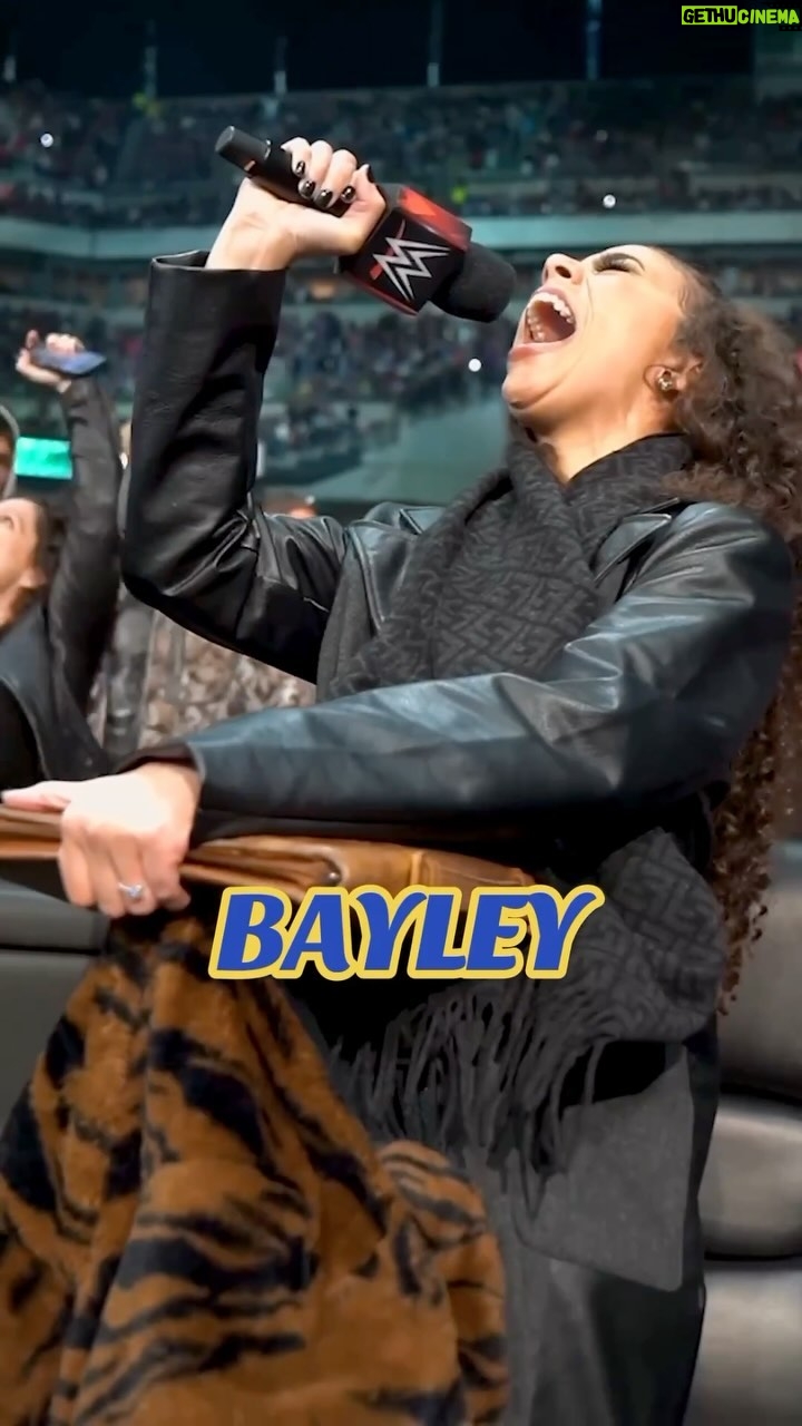 Samantha Johnson Instagram - @itsmebayley as WWE Women’s Champion is about to be AMAZING 🙌
