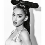 Samantha Logan Instagram - • VOTE VOTE VOTE • Creative Director and Stylist: @alimullin Photographer: @graphicsmetropolis Hair: @tedgibson @starring Makeup: @aaronpaulbeauty Photographer Assistant: @mdileophoto Stylist Assistant: @m1chelle_k Writer: @brielle03 #vote #abookof #styledbyali
