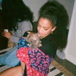 Samantha Logan Instagram - pre-quarantine w/ lil olive 💕