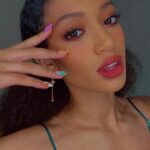 Samantha Logan Instagram - Quarantine Glam 💋