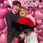 Samantha Melanie Coates Instagram - #JayeonXSailubPon 💗 งานเมื่อวานอบอวบไปด้วยมวลความรัก เลยแกล้งๆรักกับเพื่อนหน่อย รักกันปีละหนพอ รอเทศกาล😝