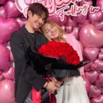 Samantha Melanie Coates Instagram - #JayeonXSailubPon 💗 งานเมื่อวานอบอวบไปด้วยมวลความรัก เลยแกล้งๆรักกับเพื่อนหน่อย รักกันปีละหนพอ รอเทศกาล😝