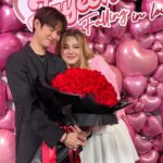 Samantha Melanie Coates Instagram - #JayeonXSailubPon 💗 งานเมื่อวานอบอวบไปด้วยมวลความรัก เลยแกล้งๆรักกับเพื่อนหน่อย รักกันปีละหนพอ รอเทศกาล😝