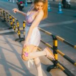 Samantha Melanie Coates Instagram - Step into the sweet life with #PUMAPALERMO 💜 @PUMATHAILAND #PUMATH #TEAMPALERMO