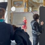 Samara Weaving Instagram - Cheeky bts for @maisonvalentino 🍑