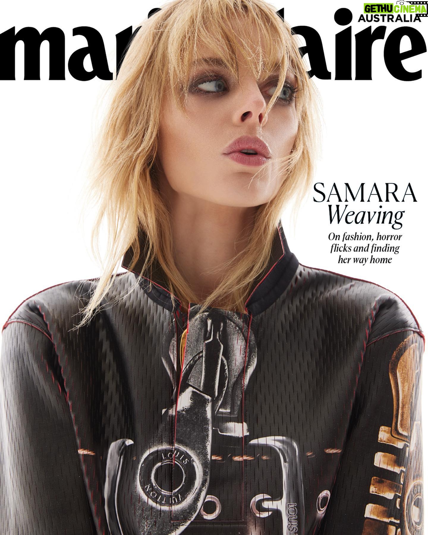 Samara Weaving Instagram - Digital Cover: Sitting down with @samweaving for her marie claire shoot in Los Angeles was nothing short of special. The Aussie opened up about the wild ride that was filming ‘Babylon’ and what it was like to return to the slasher genre for ‘Scream VI’. Looking breathtaking in @louisvuitton, the star, who was just days away from celebrating her 31st birthday at the time of the shoot, shared her low-key plans for the day (featuring time with friends playing the new Harry Potter game ‘Hogwarts Legacy’) and her approach towards her new role, as playboy bunny Holly Maddison in ‘Down The Rabbit Hole’. “I'm so passionate and excited about this. Holly is so fun and such a magnetic personality, but the story has a lot of trauma there too,” she said of the part. Read the full story at the link in bio. Photographer: @david_roemer Fashion Director: @naomismith Interview: @breeplayer Stylist Assistant: @jordanboorman Hair: @renatocampora Makeup: @georgieeisdell Special thanks: @ryanlucca Manicure: @jolene.b.nails Production: @robynfp24 Fashion: @louisvuitton