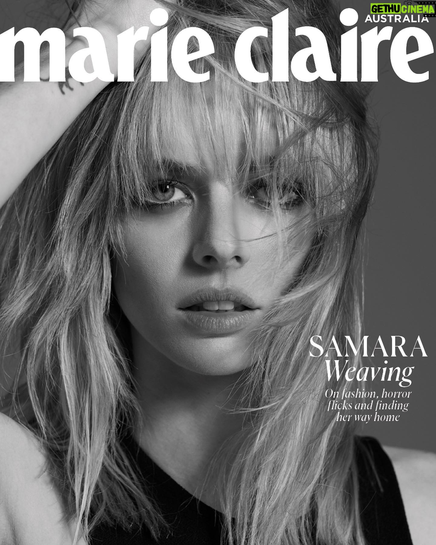 Samara Weaving Instagram - Digital Cover: Sitting down with @samweaving for her marie claire shoot in Los Angeles was nothing short of special. The Aussie opened up about the wild ride that was filming ‘Babylon’ and what it was like to return to the slasher genre for ‘Scream VI’. Looking breathtaking in @louisvuitton, the star, who was just days away from celebrating her 31st birthday at the time of the shoot, shared her low-key plans for the day (featuring time with friends playing the new Harry Potter game ‘Hogwarts Legacy’) and her approach towards her new role, as playboy bunny Holly Maddison in ‘Down The Rabbit Hole’. “I'm so passionate and excited about this. Holly is so fun and such a magnetic personality, but the story has a lot of trauma there too,” she said of the part. Read the full story at the link in bio. Photographer: @david_roemer Fashion Director: @naomismith Interview: @breeplayer Stylist Assistant: @jordanboorman Hair: @renatocampora Makeup: @georgieeisdell Special thanks: @ryanlucca Manicure: @jolene.b.nails Production: @robynfp24 Fashion: @louisvuitton