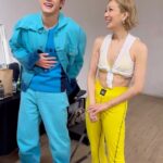 Sammi Cheng Instagram - 💙❤️💙❤️ 一起工作非常good vibes.😄 (可能大家都係年青人😂🤟） 今年決心要拍一些「高質」MV. 繼「愛是2.0」响Paris 拍攝，今次響台北拍攝了整整兩天。MV𥚃用了不少AI技術和效果。也有100位舞蹈員參與。 #其實當初係响youtube睇咗陳志雲同Jeffrey的訪問和看到Jeffrey即席唱live才知道積肥有志於唱歌然後Mi就決定找積肥參予呢首歌 #真係多得陳志雲的訪談😊 @chanchiwan_stephen #這個MV其實用咗不少AI技術 #MV有正常版以及一個direvtor’s cut #夢想組合 #致我們的夢想 @jeffreyngai
