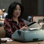 Sandra Oh Instagram – The arrival of Ms Mori @sympathizerhbo #102! Tomorrow Sunday 🩵🧡🩷 🙏 @congtriofficial & @luciebrochard.vo beautiful 🇻🇳&🇫🇷 designers