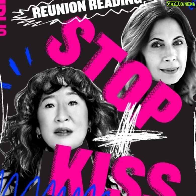 Sandra Oh Instagram - I kid you not- for all you deep cut fans & theatre lovers (from the 90s!) One Night reading of StopKiss @publictheaterny April 29th! 7pm omg this was one of my most formative experiences - and the OG cast! Can’t wait to perform it for y’all So excited this is happening! #jessicahecht @rawcuzima #StopKiss