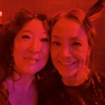 Sandra Oh Instagram – What a fun night @vanityfair l!!
Hanging with @shondarhimes @quintab #tantoocardinal & #NTS93 @thomsonkristen 🩵🩷💚 Thank you! @radhikajones @msjordanjohnson @allanface @dereksyuen @naeemkhannyc @brionyraymondnewyork @larroude @judithleiberny @stjohn @laurabasci @markseliger