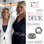 Sandy Yawn Instagram - Elevate your style with purpose! Introducing the Sterling Silver Wave Fidget Ring designed by me in collaboration with Nau-T-Girl Jewelry. Crafted for style and stress relief, this rotating wave band adds fashion and function to your look! 🌊⚓️ #fidgetring #captainsandy #belowdeck