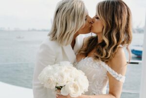 Sandy Yawn Instagram - On May 11th, 2024 I married the love of my life. I had no idea how amazing marriage could be! It feels incredible and I feel like the luckiest woman in the world. I love you, Leah Rae Yawn!! Thank you for taking my name! Thank you to our entire family and friends for coming out to show your love and support to our relationship. 

If you’re wondering , Yes it was filmed. Thank you to our Bravo family. We love you. Stay tuned June 3rd on below deck med. @nadinerajabi thank you for marrying us , we love you 

To read about the details and more go online to @nytimes and type in our wedding exclusive 

music by Leah Rae 
Thank you @chefdavewhite for the incredible food 

Special Guest @kate_chastain @aesha_jean and more 
@itsa10ceo thank you for blessing us with your incredible boat

Photos by @kellymartucci 
Hair by @brittany.primsalon 
Makeup by @yourfacebygrace 
Wedding planner @amandagoesplaces
DJ @tim_brown_2timz 
Florist @truenorthfloralstudio