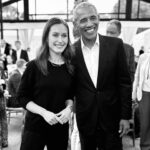 Sanna Marin Instagram - Interesting work trip to South Carolina and New York earlier this month. 🌃 🇺🇸  Among many other interesting new projects on the agenda - and amidst some adventurous nature moments such as a historically strong earthquake ⛰️ in New York City as well as the Great North American Solar Eclipse 🌑🌕 - I got the chance to do my first discussion on stage together with @JacindaArdern, interviewed by @poppyharlowcnn 🎙️ Especially grateful for the opportunity to meet and exchange with 44th President of the United States @barackobama 🇺🇸