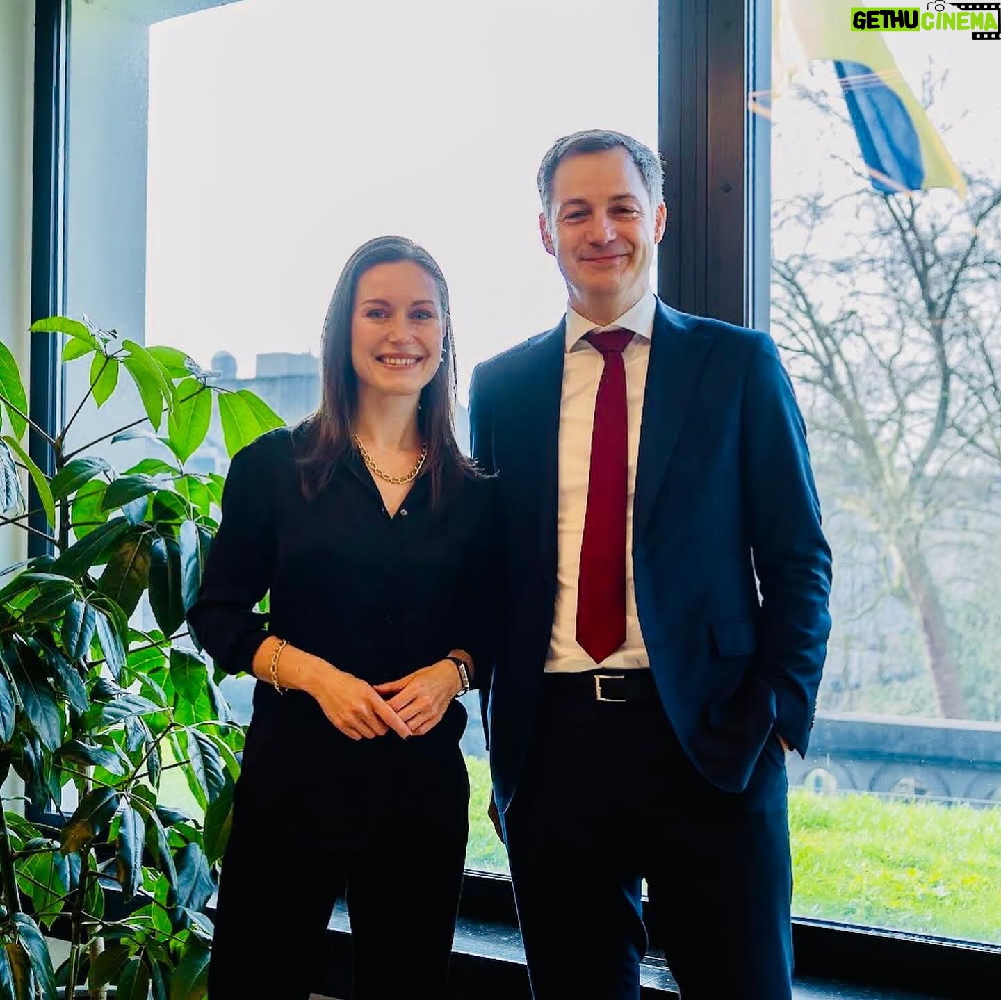 Sanna Marin Instagram - Full days of meetings and insightful discussions in Brussels 🇪🇺 Prime Minister of Belgium 🇧🇪 @alexanderdecroo, President of the @eucouncil @CharlesMichel, Vice President of the @europeancommission Věra Jourová, European Commissioner for International Partnerships @juttaurpilainen, Commissioner for Neighbourhood and Enlargement Olivér Várhelyi, Commissioner for Health and Food Safety @skyriakides as well as Commissioner for Financial Services, Financial Stability and Capital Markets Union @mcguinnesseu as well as many other great professionals. 🇪🇺 Also thank you @institutegc Brussels for organizing a full house discussion on the European future of #Ukraine and #Moldova with Deputy Prime Minister for European and Euro-Atlantic Integration of Ukraine Olha Stefanishyna @olhastefanishyna, Deputy Prime Minister for European Integration Cristina Gherasimov, and EU Commissioner for Jobs and Social Rights, @pes_eu Common Candidate Nicolas Schmit. The question of enlargement is now being discussed under very unique geopolitical circumstances - different than ever before. Ukrainian & Moldovian proggress on the path of EU integration is fundamentally linked to the broader question European values and security. This is why it’s crucial for Europe to articulate a clear positioning: aggressive actions will only lead to the citizens of Ukraine and Moldova choosing the European way: collective commitment to peace, stability, international norms, and the sovereignty of nations to determine their paths. 🇪🇺🇺🇦🇲🇩