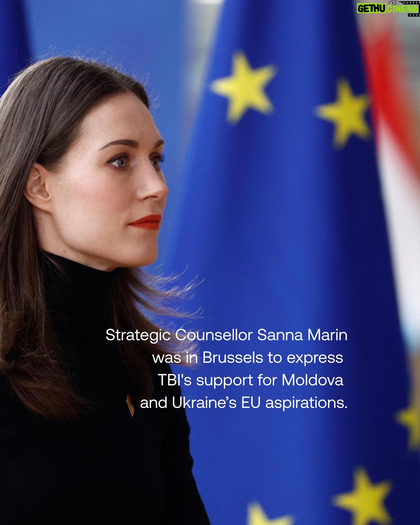 Sanna Marin Instagram - Moldova and Ukraine could soon progress in their paths towards EU membership. Earlier this month Draft Negotiation Frameworks — the conditions for accession that form the basis of talks — were submitted to Member States. Ukraine and Moldova’s accession would be beneficial to the countries and their people, as well as provide the EU with new member states that are committed to regional peace and security, the rule of law, and the ideals of the EU. If approved, both countries would come closer to their goals of joining the EU by 2030. TBI Strategic Counsellor and former Finnish Prime Minister @sannamarin visited Brussels this week to jointly host an event with European Commissioner for Jobs and Social Rights Nicholas Schmit, Deputy Prime Minister for European and Euro-Atlantic Integration of Ukraine Olga Stefanishyna, and Moldovan Deputy Prime Minister Cristina Gherasimov on the future of #Moldova and #Ukraine in the #EuropeanUnion 🇺🇦🇲🇩🇪🇺