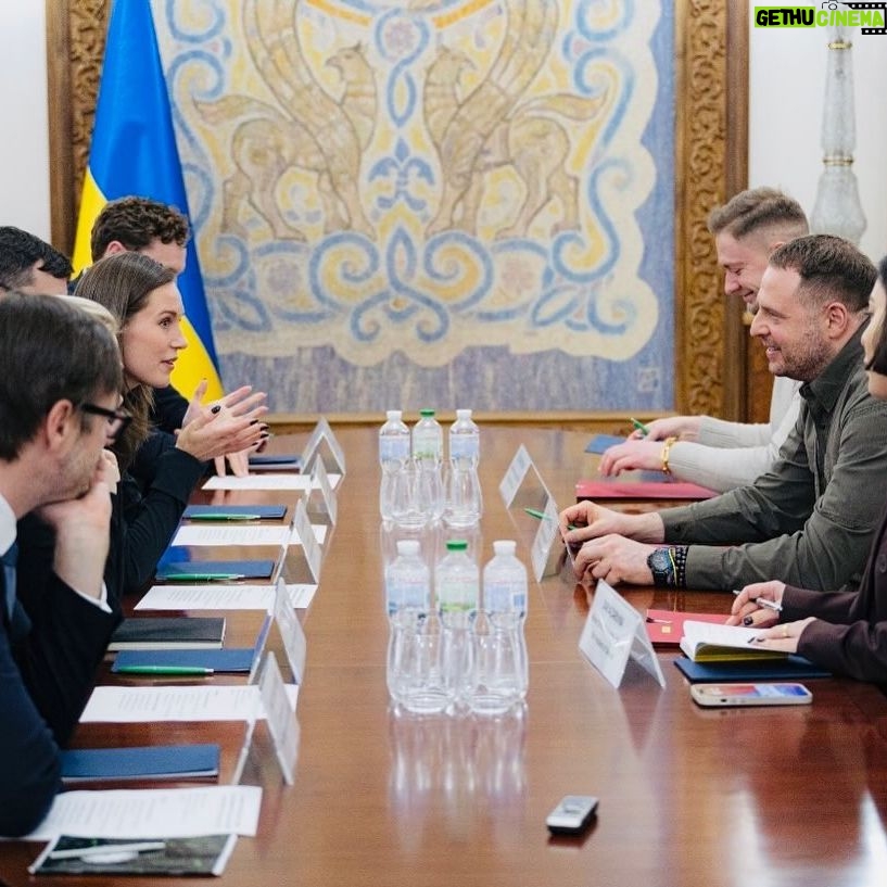 Sanna Marin Instagram - I am grateful for the opportunity to visit Ukraine 🇺🇦 for the third time since the war started, this time in my capacity as Strategic Coucillor at the Tony Blair Institute for Global Change to express the Institute’s support and solidarity with Ukraine in its fight against the illegal and unjust attack it is facing. In my visit, I had the opportunity to engage in numerous discussions about the state of the war, reconstruction, and Ukraine’s European future. It was also very interesting to visit a humanitarian demining site in Bucha, where an international organization HALO Trust works to make war-torn areas safe safe by clearing landmines and other explosives. In this context, it was a great honor to meet Prime Minister Denys Shmyhal, First Vice Prime Minister and Minister of Economy Yulia Svyrydenko, Head of Presidential Office Andriy Yermak, Deputy Prime Minister for European and Euro-Atlantic Integration Olha Stefanishyna as well as students of Kyiv School of Economics and many brave people working in the country. Thank you also to Finnish Ambassador to Ukraine Jaakko Lehtovirta for good discussions over lunch. With more than two years of brutal war, the need for international attention is more crucial than ever. In order to win the war, Ukraine needs even further political, financial, economic, humanitarian, military and diplomatic support. Sanctions must be enforced. In my new role in TBI, I am committed to supporting Ukraine especially in its path towards the membership of the European Union. The question of Ukraine is a question of Europe. European integration for areas facing Russian aggression and threat is vital for the security and future of our continent as a whole. Europe must send a clear message: Acts of aggression and oppression cannot result in the creation of buffer zones or grey territories. It will only lead to more integrated european continent sharing respect for peace, stability and international law as well as the right of sovereign nations to choose their own future. Ukraine’s accession to the European Union will not only benefit Ukrainian people, but also strengthen the European project, peace and stability.