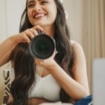 Sanya Thakur Instagram - Smile😇 Laugh😂 Repeat 🔁 Enjoying every moment ❤️ #funtimes . 📷 @sahil_navadiya_ & team @fashion.by_snf 💄 @makeup_asfaque . . #memories #photoshoot #fun #instamood